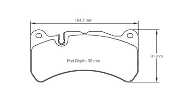 Pagid Racing Brake Pads No. 8005 - Competition Motorsport